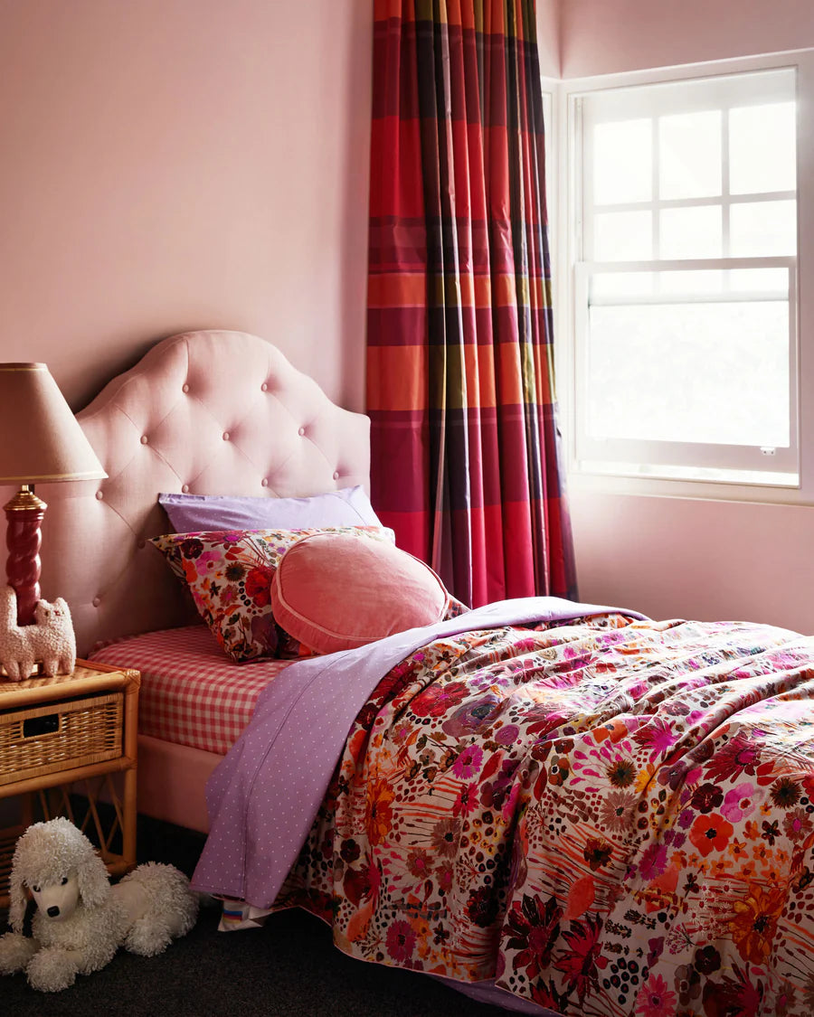 Field Of Dreams Silver Organic Cotton Pillowcase Set