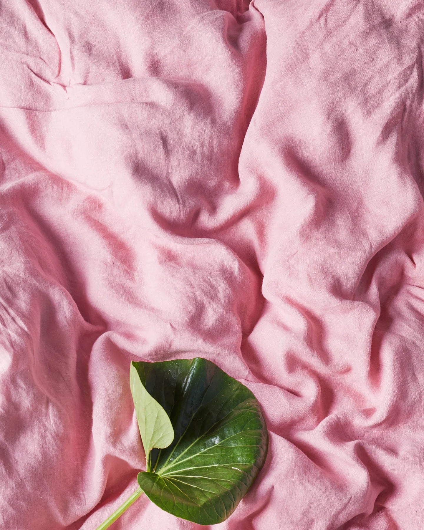 Peony Linen Fitted Sheet