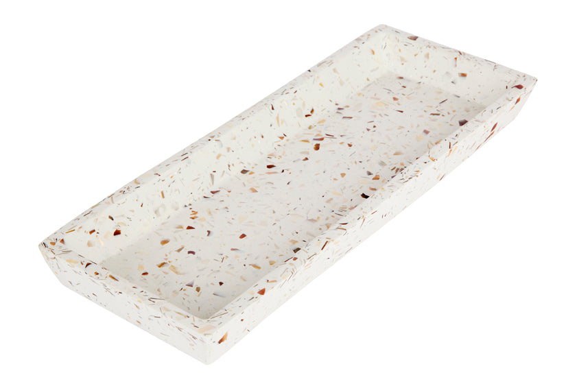 Terrazzo Square Tray - Seashell