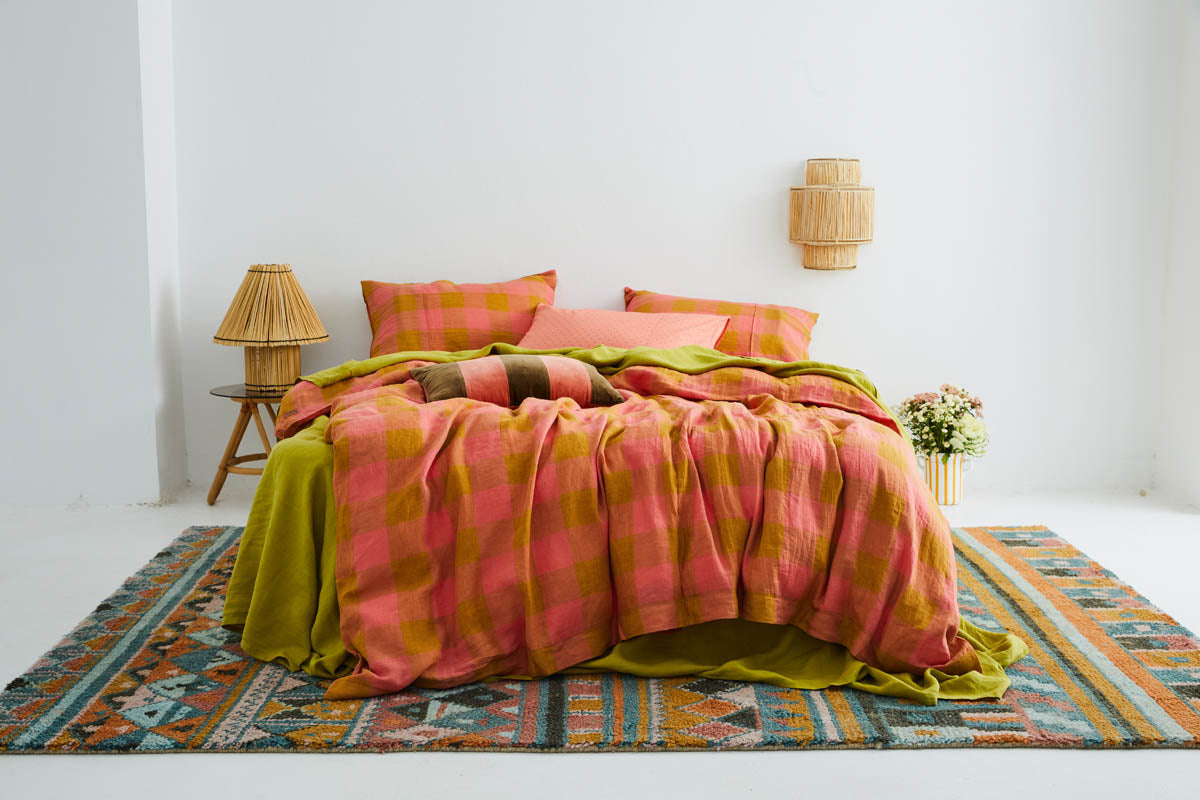 Toasted Marshmallow Linen Quilt Cover
