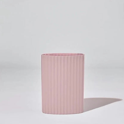 Ripple Oval Vase Lilac - Medium