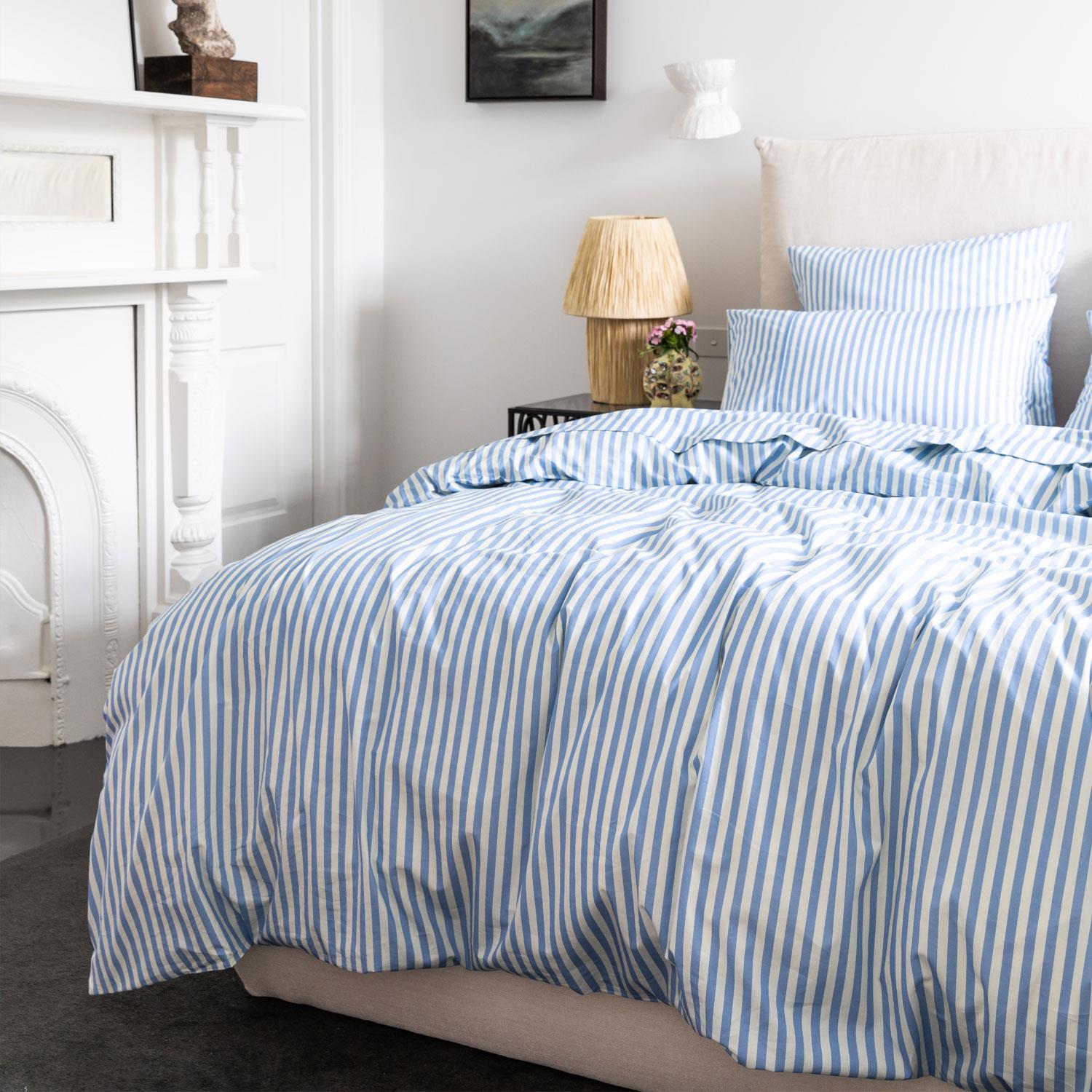 Seaside Stripe Organic Cotton European Pillowcase