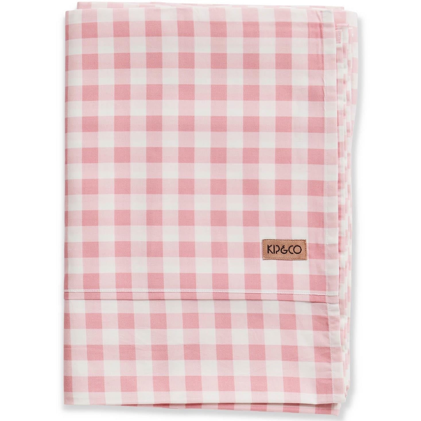 Gingham Candy Organic Cotton Flat Sheet