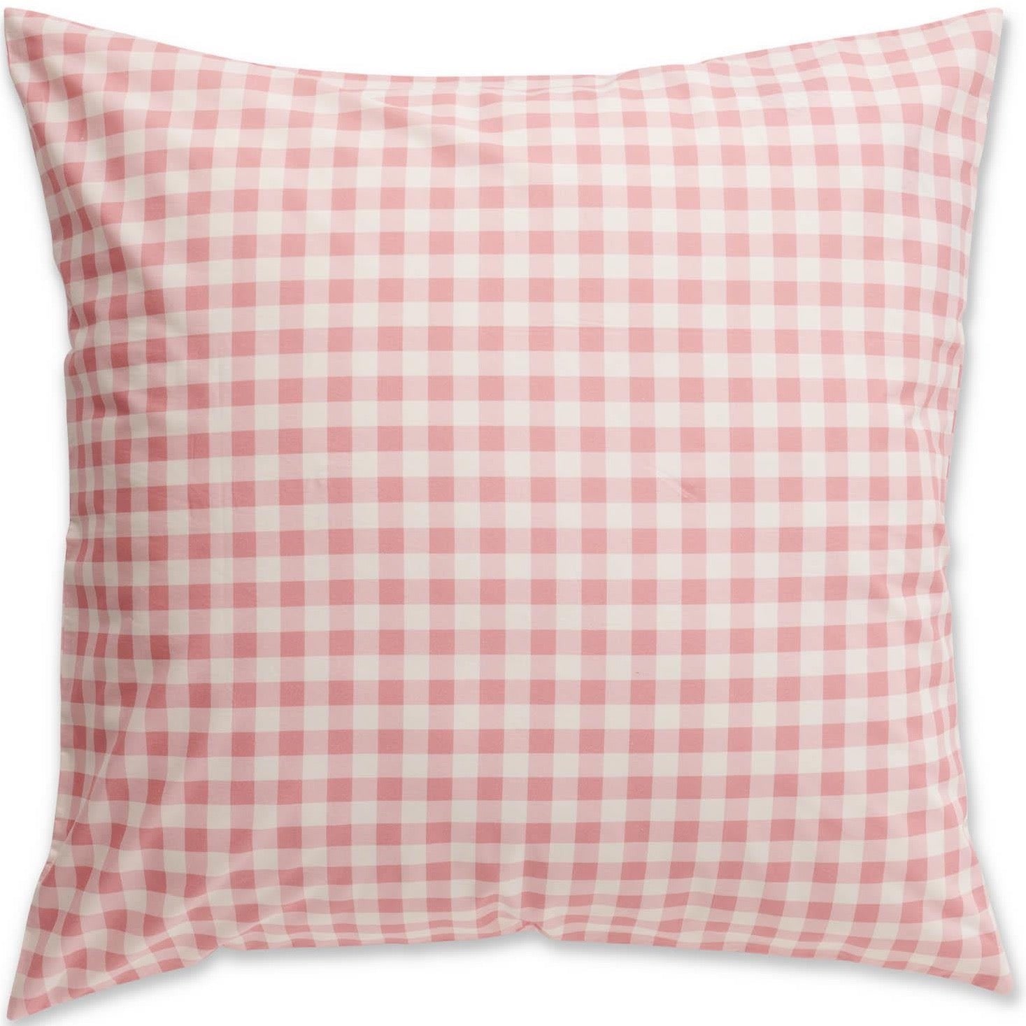 Gingham Candy Organic Cotton European Pillowcase Set