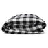 Black & White Gingham Linen Quilt Cover