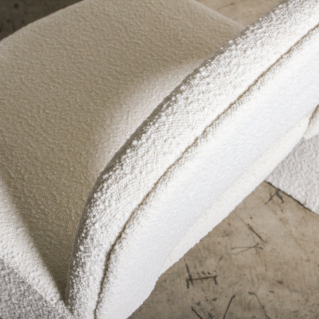 Claudine Relax Chair - Snow White