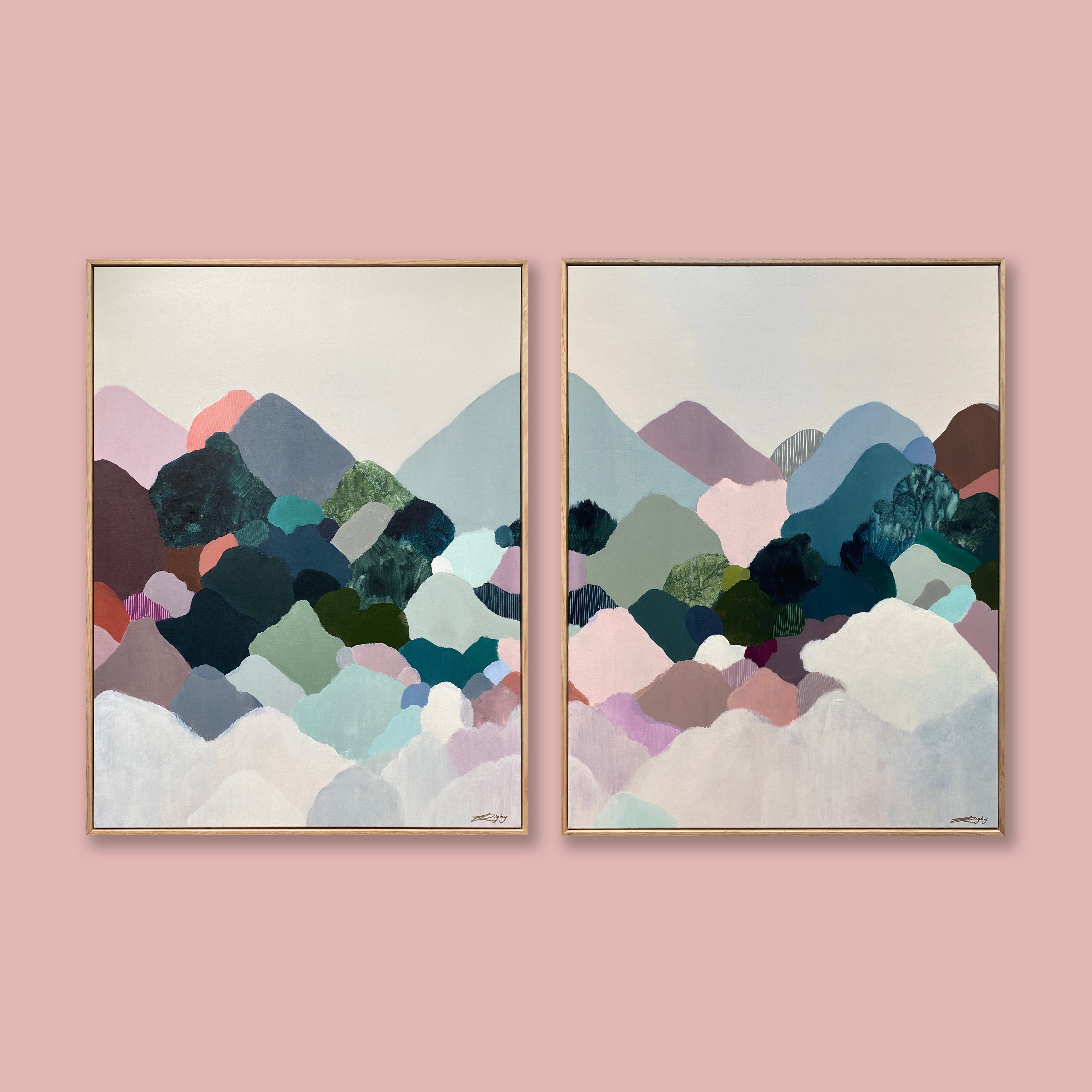 Serenitas Montem Diptych