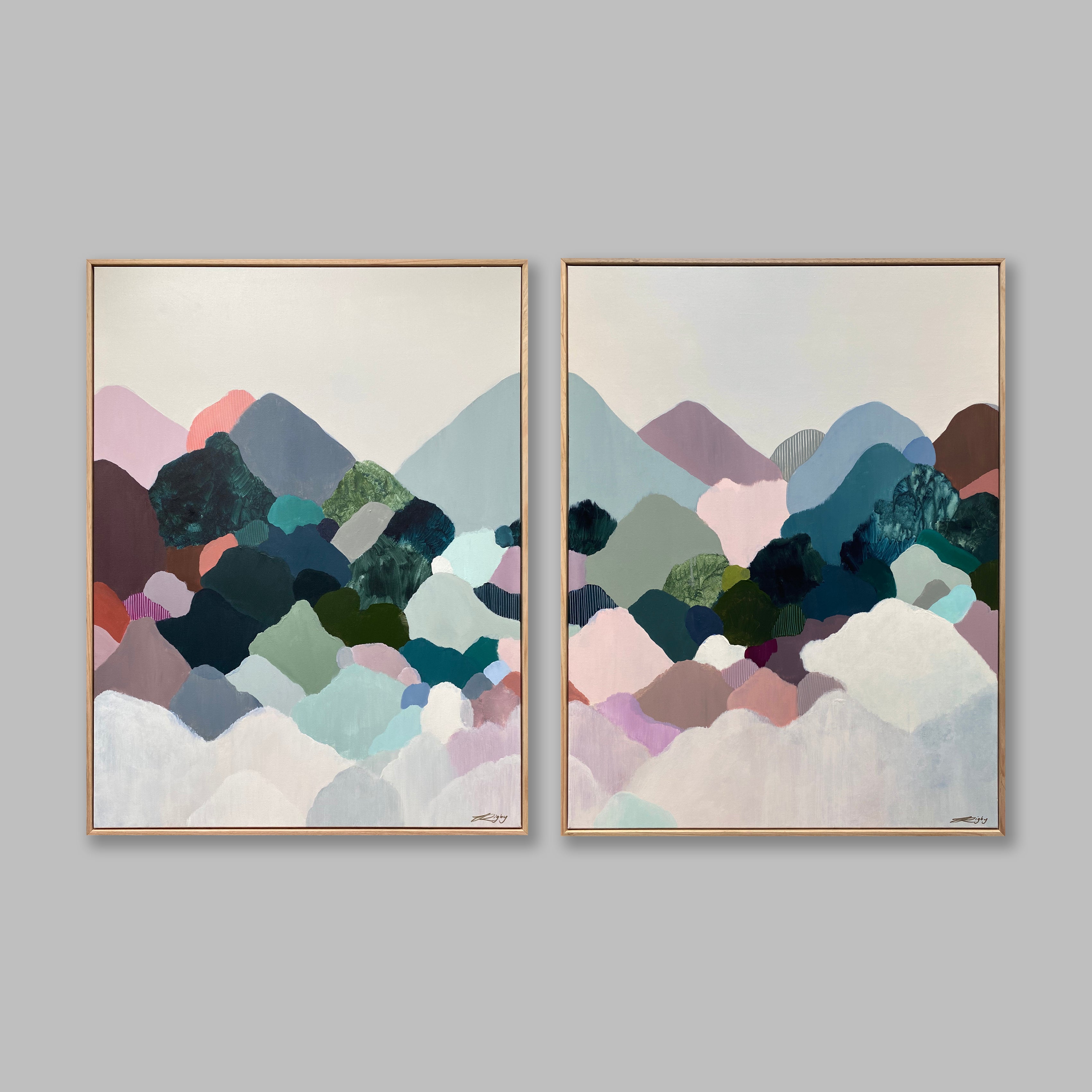Serenitas Montem Diptych