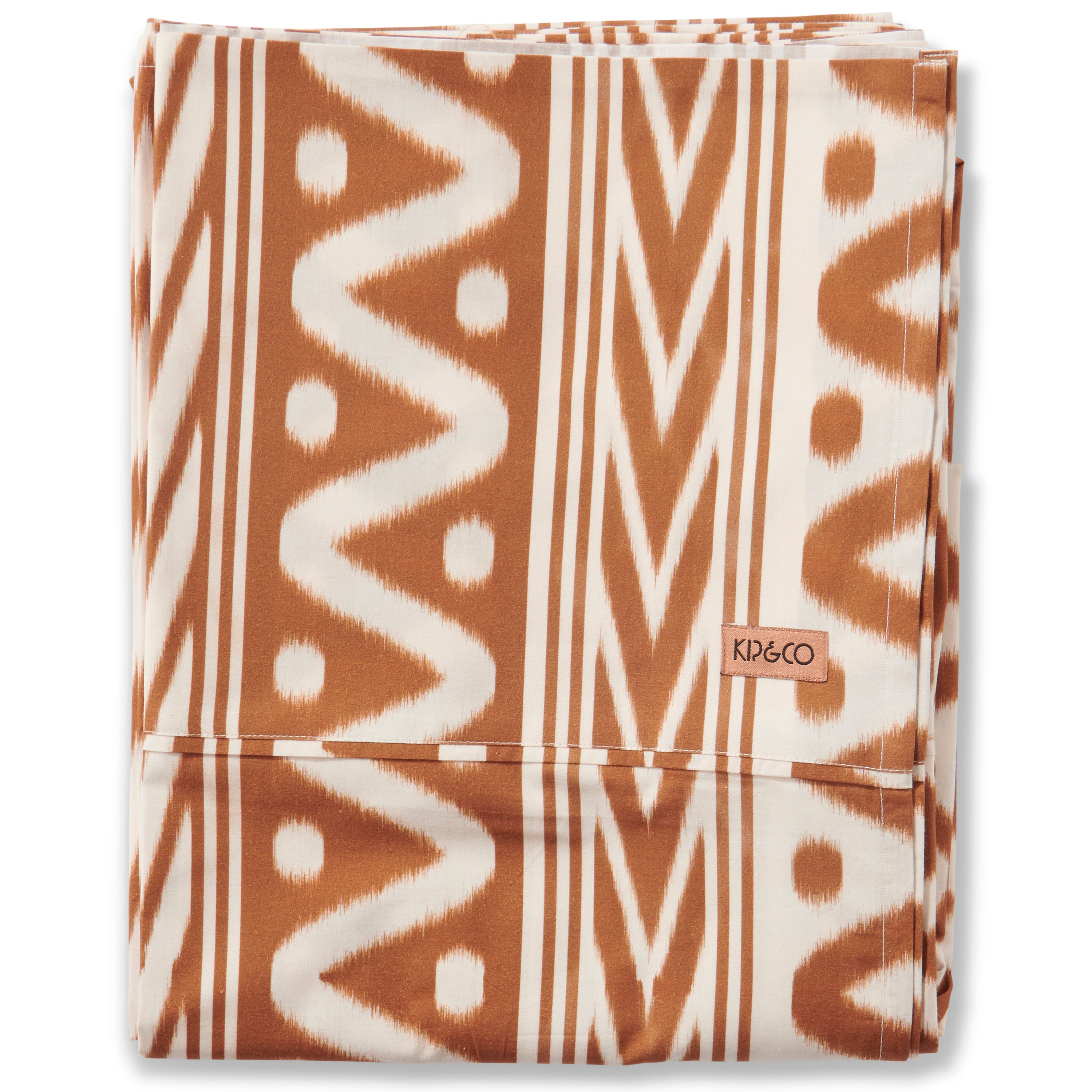 Ikat & Dreams Coconut Flat Sheet