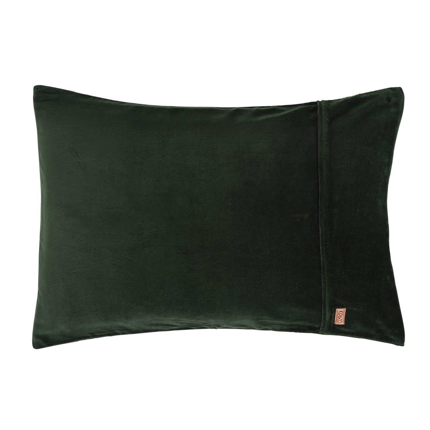 Kombu Green Velvet Pillowcase Set