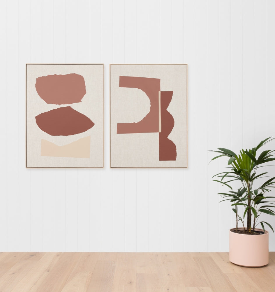Bergen Terracotta - Framed Screenprint
