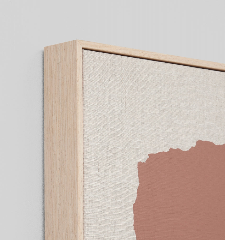 Bergen Terracotta - Framed Screenprint