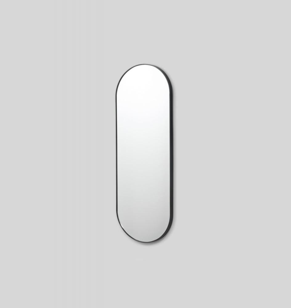 Bjorn Oval Large Mirror - Black