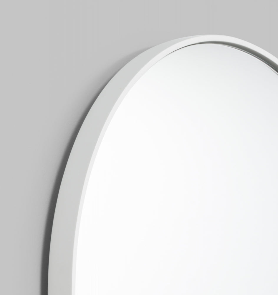 Bjorn Oval Mirror - Bright White - Assorted sizes