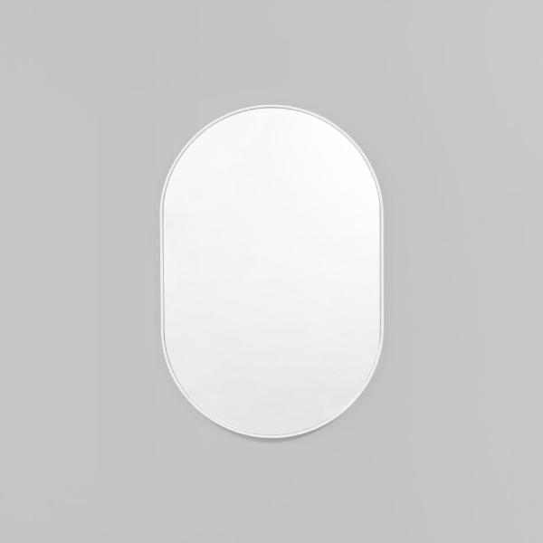 Bjorn Oval Mirror - Bright White - Assorted sizes