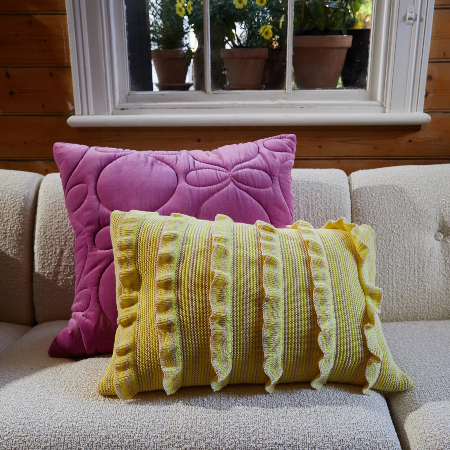 Skipton Knit Cushion - Splice