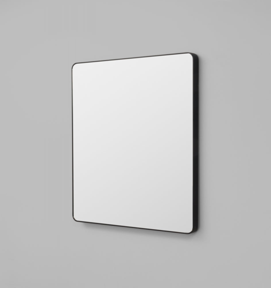 Flynn Curve Rectangle Mirror - Black