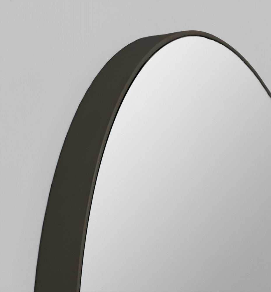 Flynn Round Mirror - Black