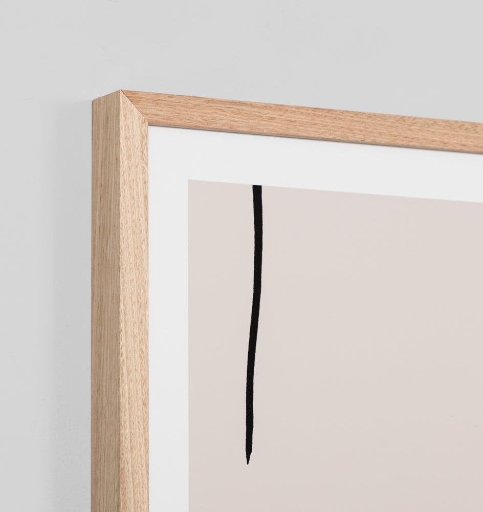 Lines Nude 1 Framed Print