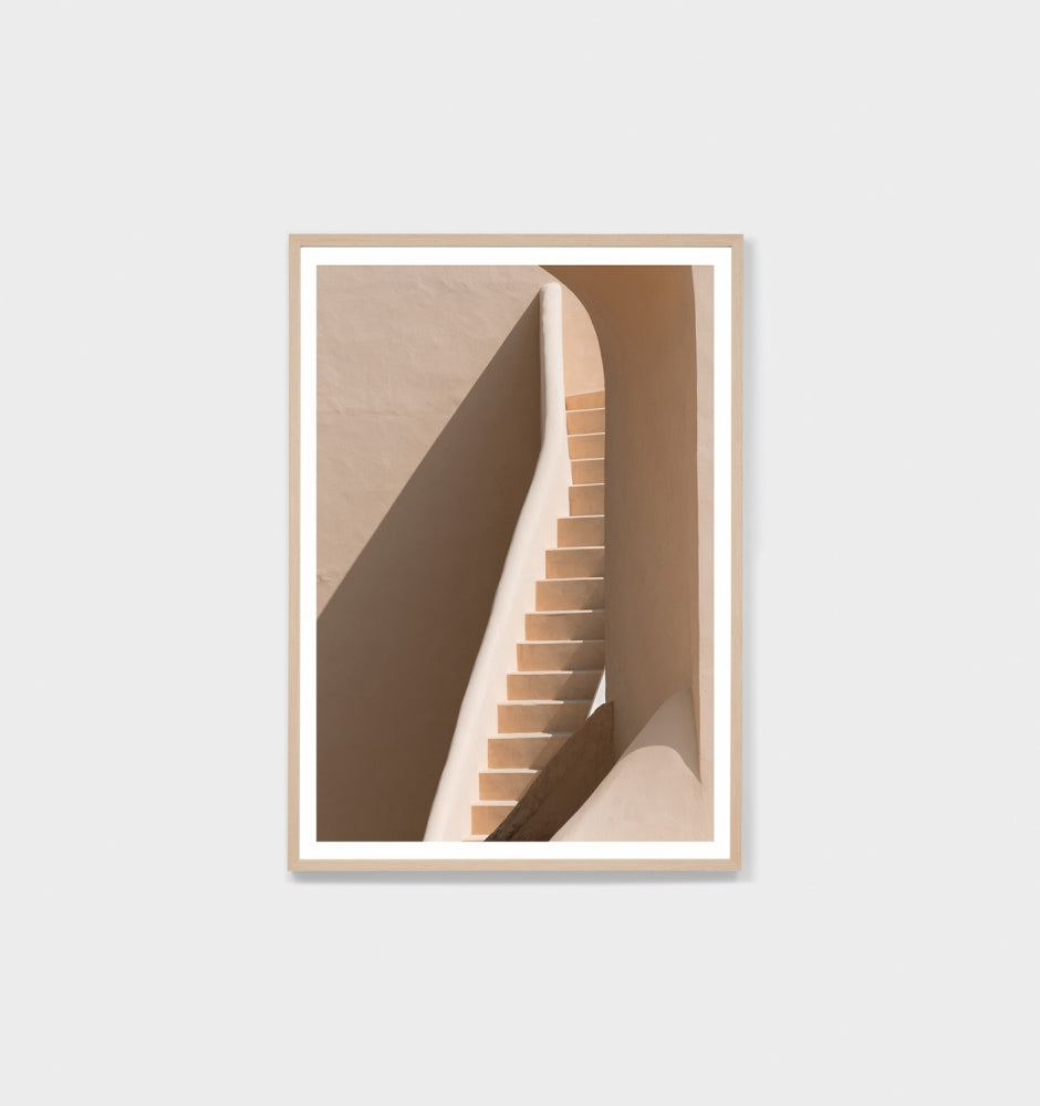 Stone Staircase Framed Print