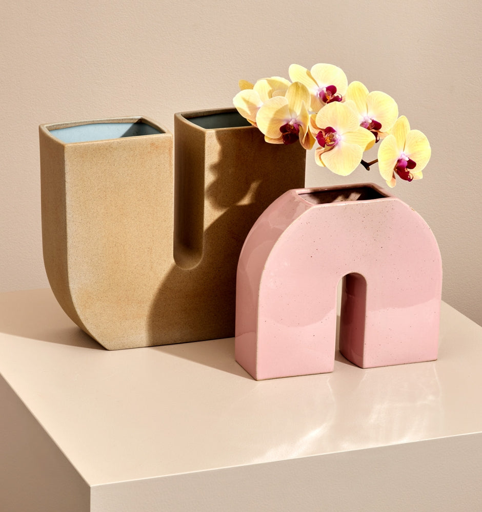 Kurve Vase Pink - Small