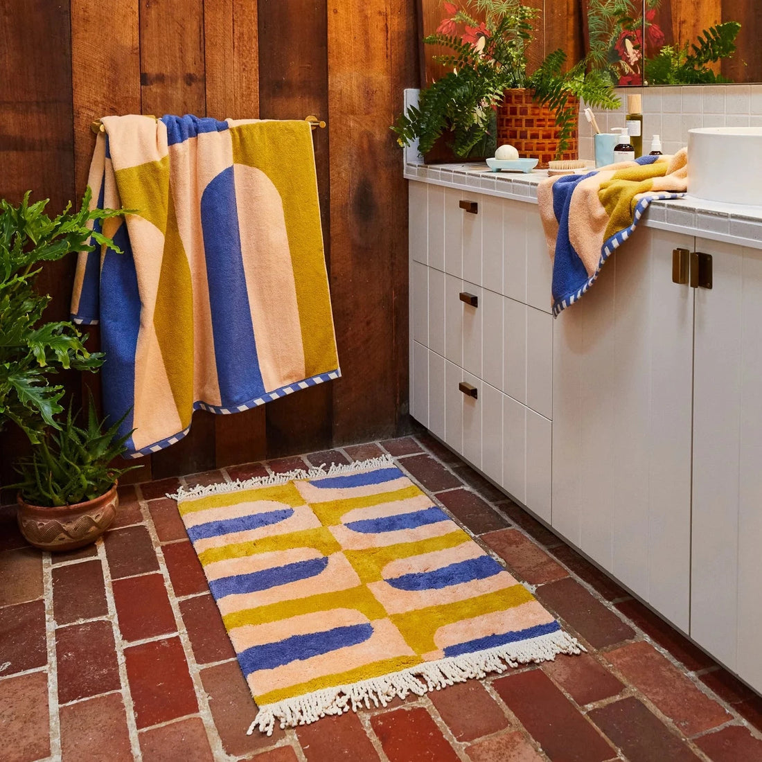 Redondo Bath Mat - Turmeric