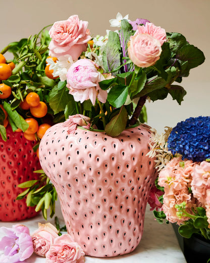 Pink Pineberry  Vase