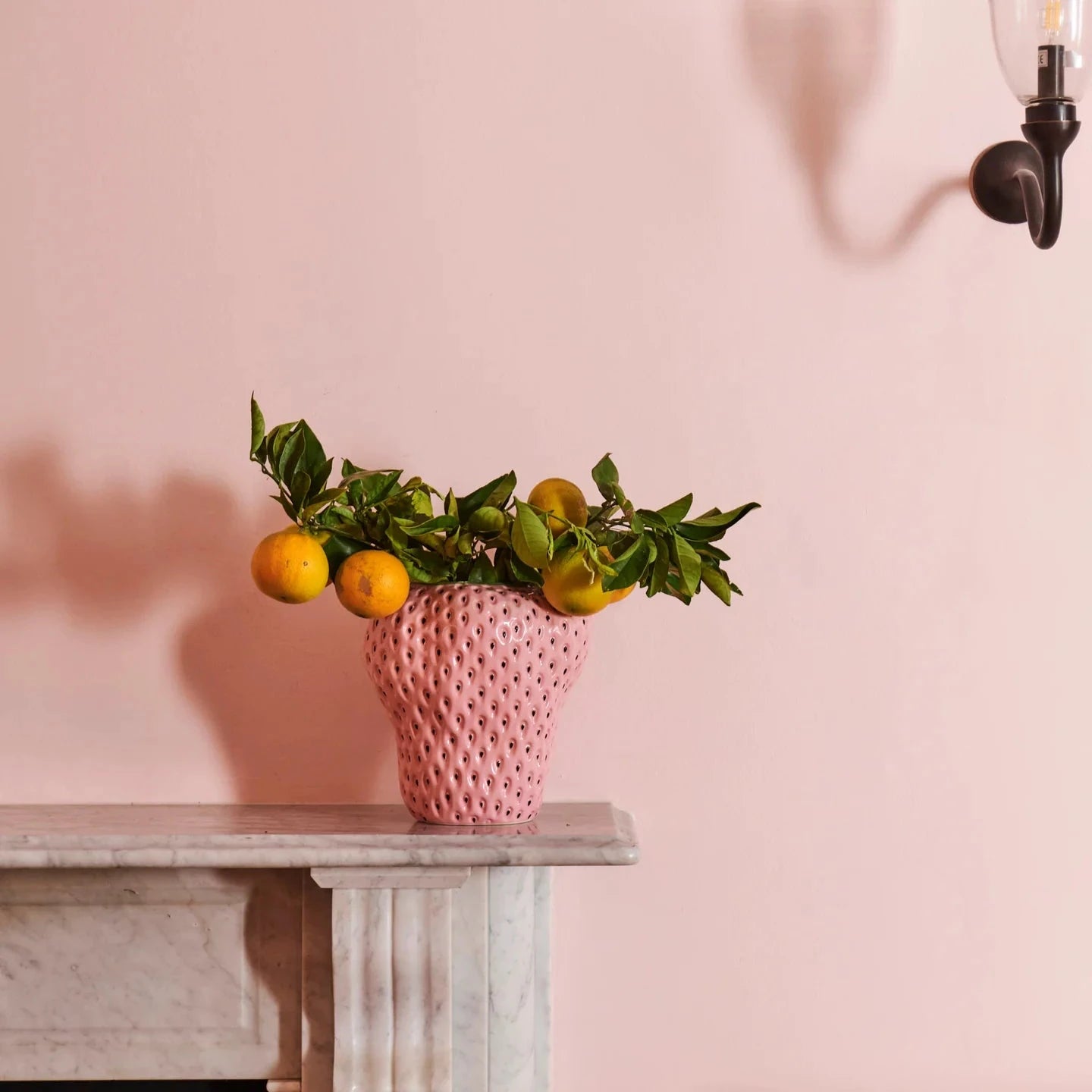 Pink Pineberry  Vase