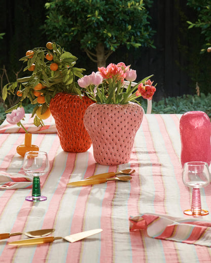 Pink Pineberry  Vase