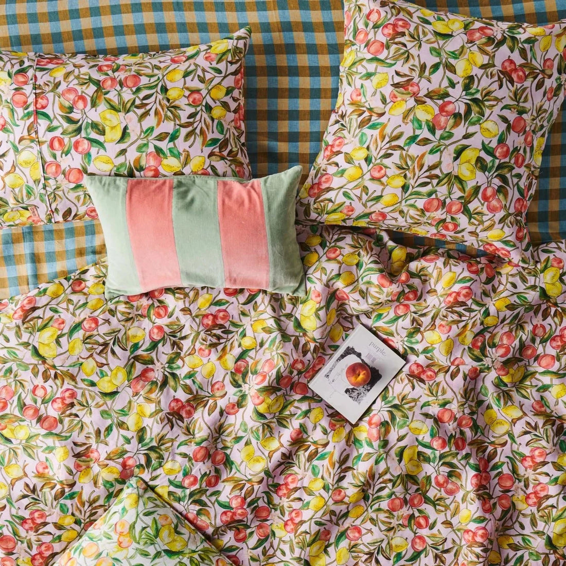 Tropics Velvet Rajastan Cushion