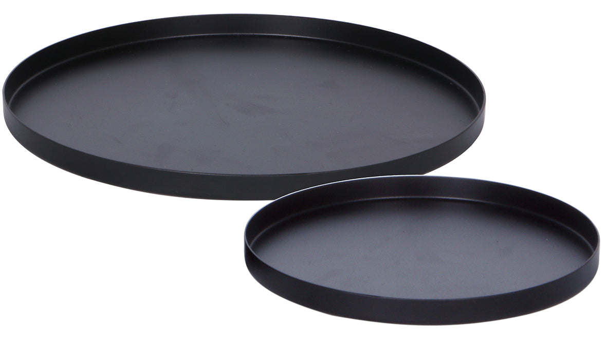 Round Tray Large - Black