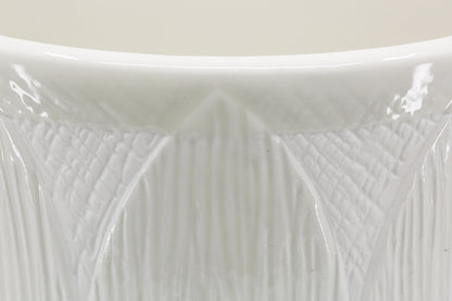 Kapok Planter Bowl  Planter- White