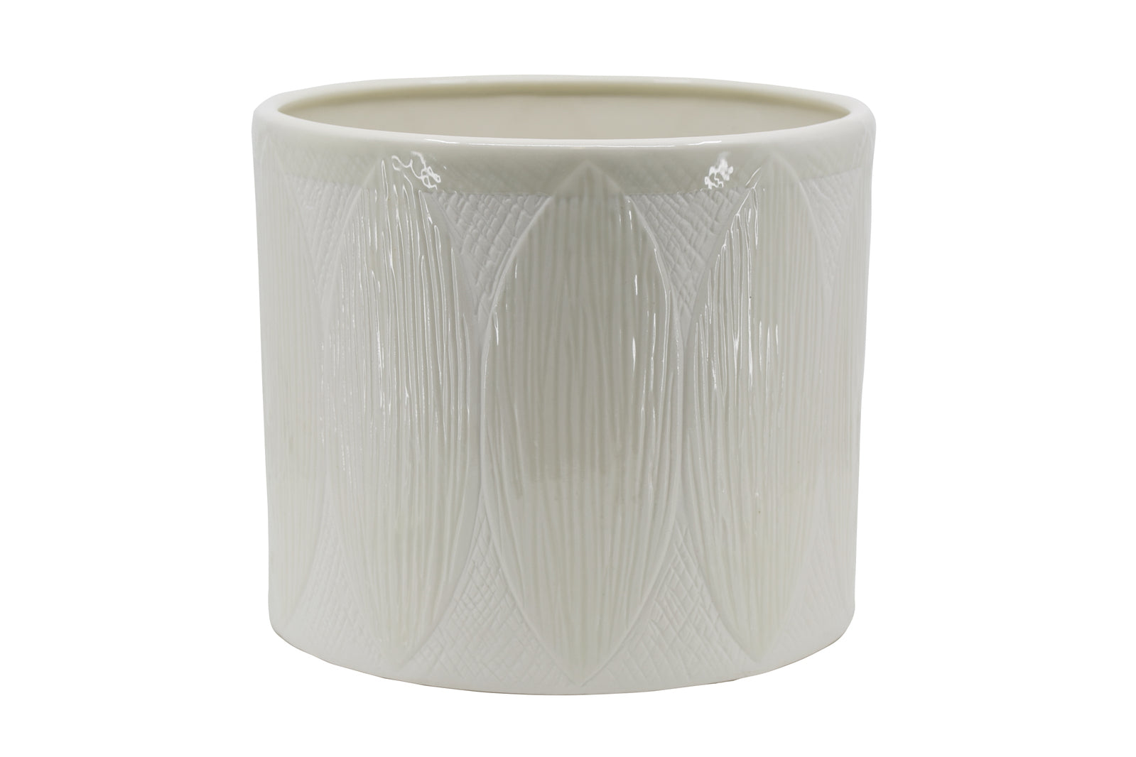 Kapok Planter Bowl  Planter- White