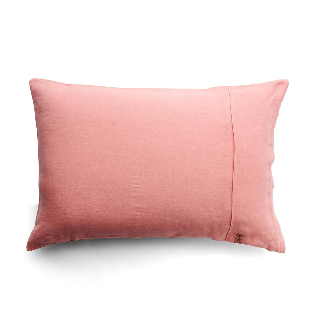 Coral Linen Pillowcase Set