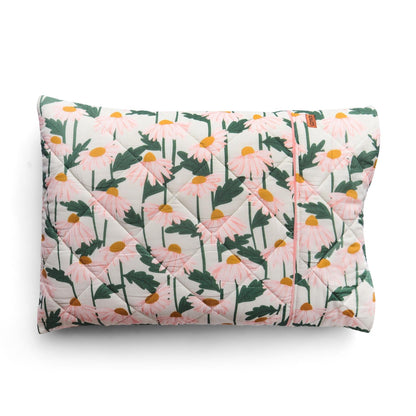Daisy Bunch Organic Cotton Quilted Pillowcase Set