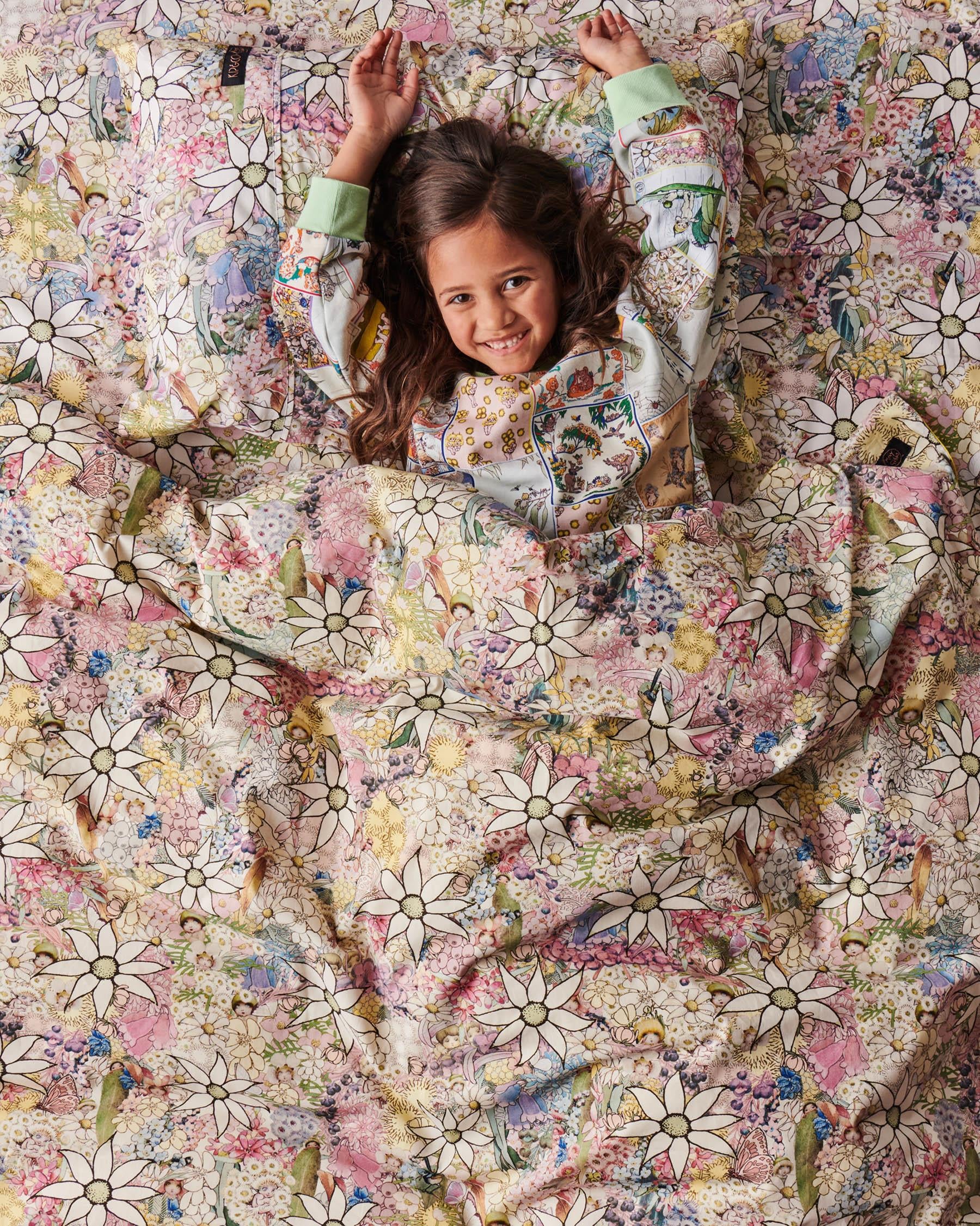 May Gibbs - Flora &amp; Fauna Organic Cotton Quilt Cover