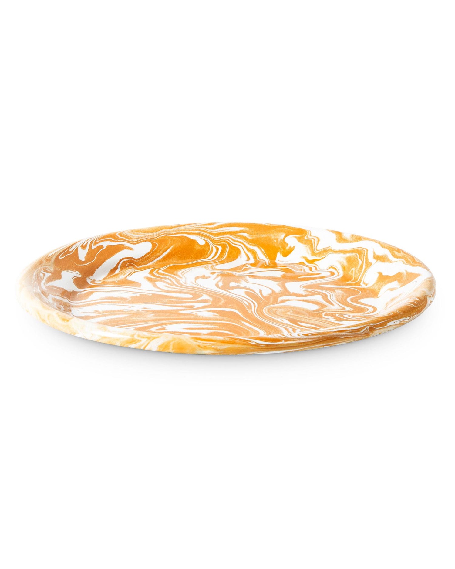 Golden Marble Enamel Plate Set