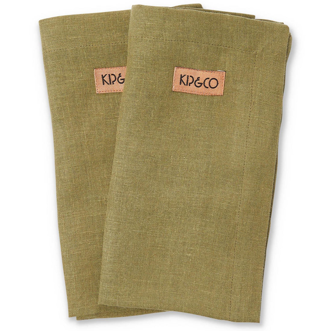 Linen Napkin Set - Olive