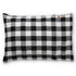 Black & White Gingham Linen Pillowcase Set