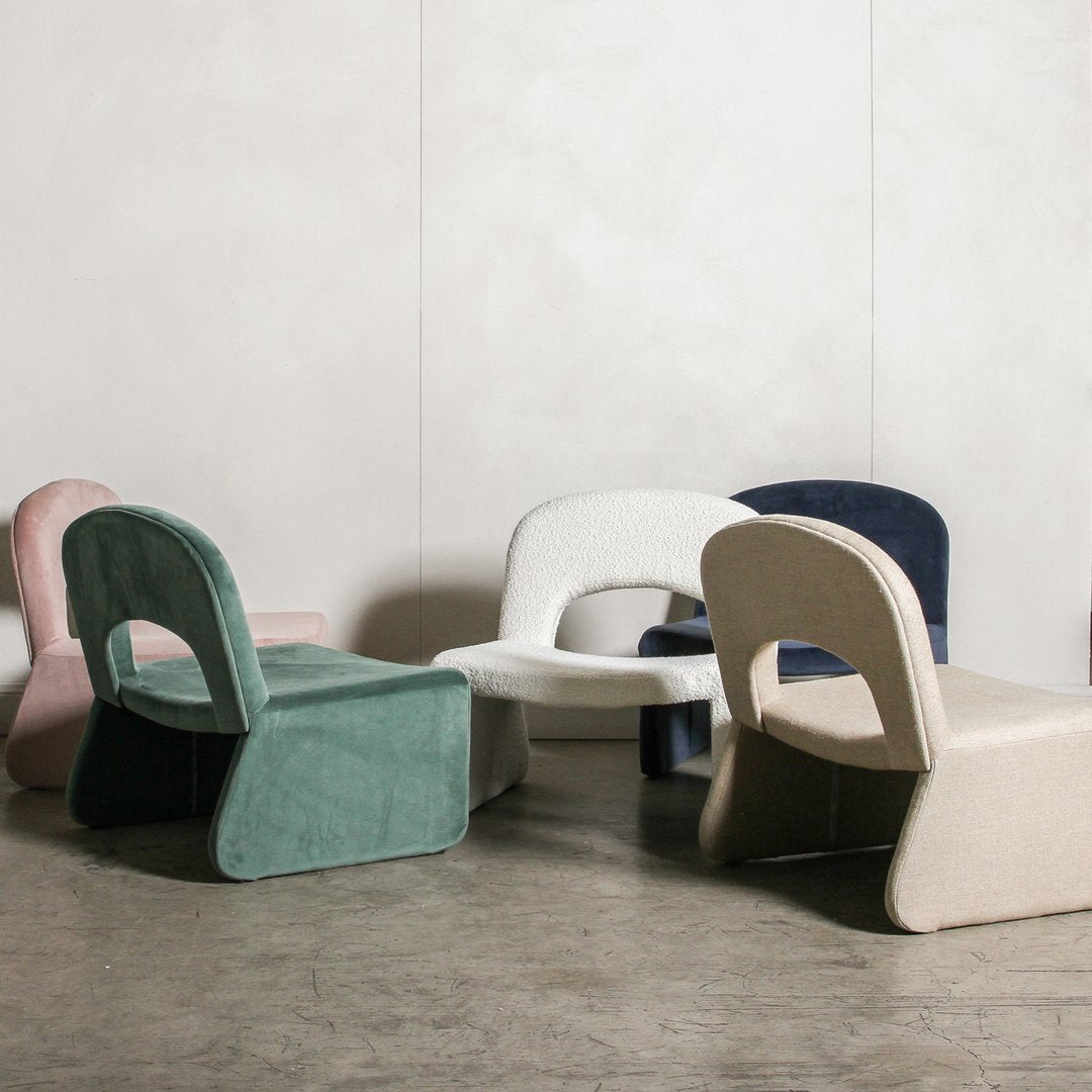 Claudine Relax Chair - Snow White