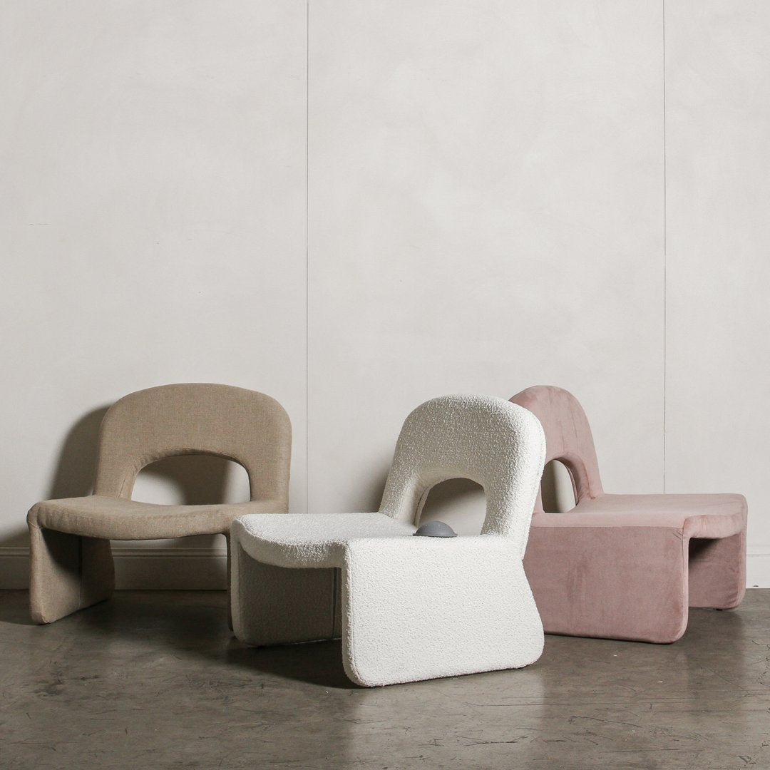 Claudine Relax Chair - Snow White