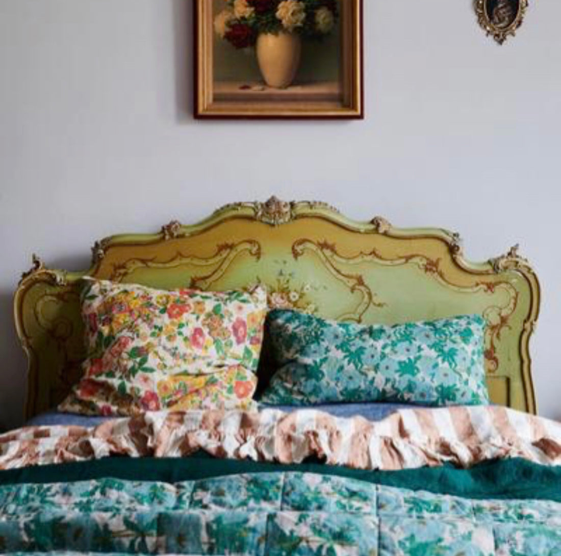 Marianne Floral European Pillowcase Set