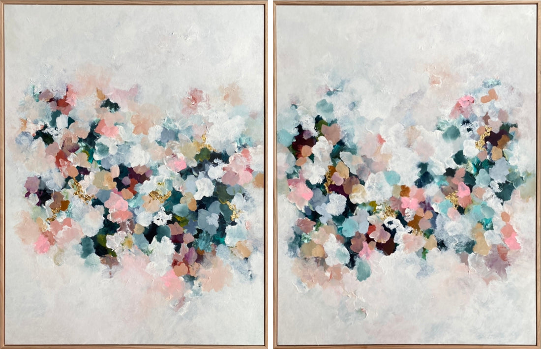 Nebula Aureus Diptych - Pair
