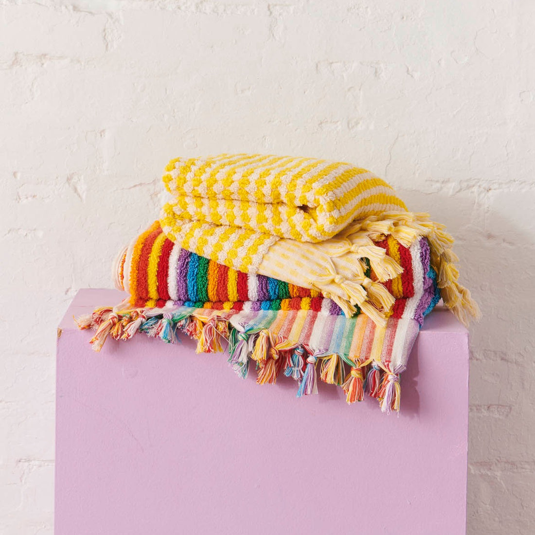 Lemon Drops Turkish Hand Towel