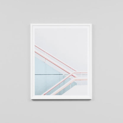 Railing Framed Print