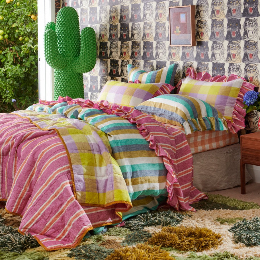 Lavender Fizz/Wildberry Double Sided Quilt