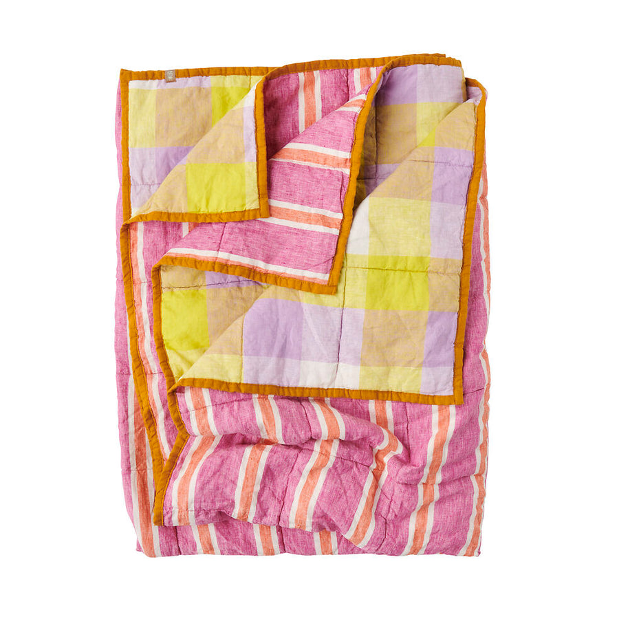 Lavender Fizz/Wildberry Double Sided Quilt