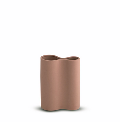 Smooth Infinity Vase Ochre -  SMALL