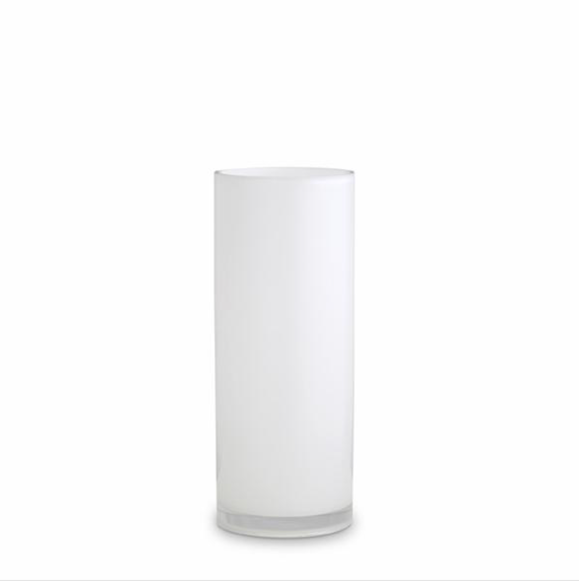 Opal Pillar Vase White - Medium