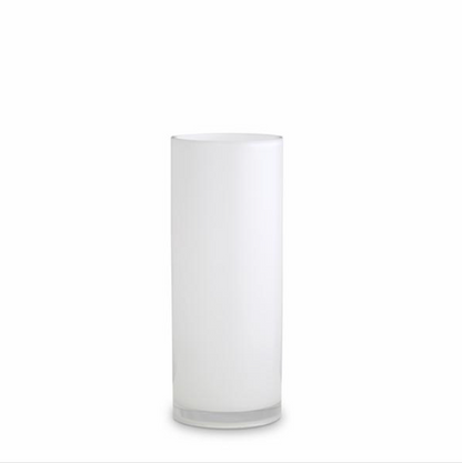 Opal Pillar Vase White - Medium